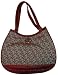 Women's DKNY Purse Handbag Town and Country Large Hobo w/French Grain Leather Chino/Red