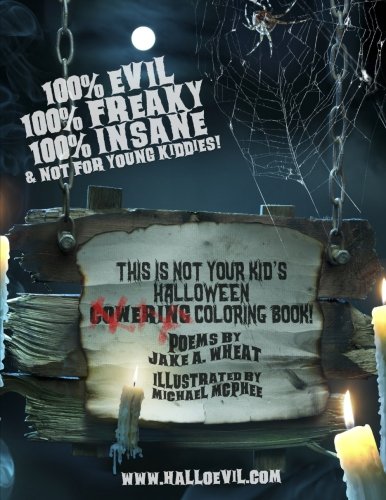 This is NOT Your Kid's Halloween Cowering. . . er. . . Coloring Book!