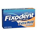 Fixodent Denture Adhesive Powder, Extra Hold - 1.6 Oz