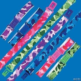  Camouflage Friendship Bracelet Assortment (1 dz)