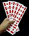 40 Removable Stickers: Canada Flag, Canadian Party Favors, Decals