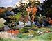 Wallmonkeys Peel and Stick Wall Decals - Landscape at Pont-aven by Paul Gauguin - Removable Graphic