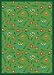 Bee Attitudes Rug, Green, by Joy Carpets