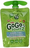 UPC 848860001368 product image for GoGo SqueeZ Gimme Five! Applesauce on the Go, 3.2 oz, 4 count | upcitemdb.com