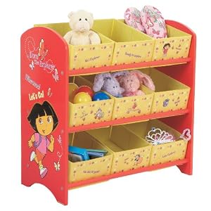Born To Play - Dora The Explorer 3 Tier Storage Unit (9 Bin)