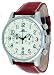Adee Kaye Men's Leather Strap Chronograph Watch Model AK201-1M