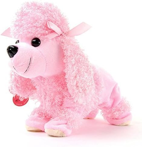 Sound Control Electronic Dogs Interactive Toys Electronic Pets Robot Dog Bark Stand Walk Electronic Toys Dog for Children Pink