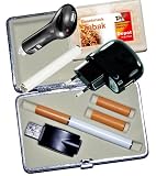 E-Zigarette ROYAL SET mit schwarzem VIP-Etui, Vollaustattung plus 10er Pack Depots Geschmack TABAK - rauchen mit Liquid OHNE NIKOTIN. Bew�hrte elektronische Zigarette. Gro�e Aromadepot Auswahl - Nikotinfrei