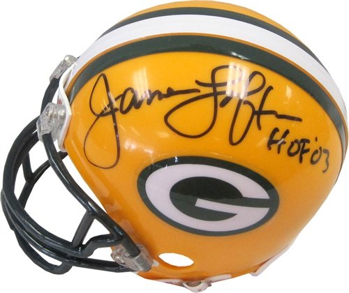 James Lofton ''HOF 03'' Autographed/Hand Signed Green Bay Packers Mini Helmet