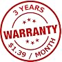 SquareTrade Warranty: Covers laptop for 3 years mechanical & electrical failures in normal use. (Laptop $250-300)