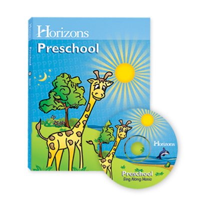 2009 HORIZONS AOP (Alpha Omega), PRESCHOOL, PRE K KINDERGARTEN HOMESCHOOLING CURRICULUM SET