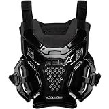 Alpinestars A-6 Mens Roost Deflector Motocross Motorcycle Body Armor - Black One Size by Alpinestars