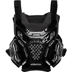 Alpinestars A-6 Men's Roost Deflector Motocross Motorcycle Body Armor - Black