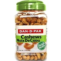 Dan-D-Pak Cashews, Coconut, 15-Ounce Plastic Jars (Pack of 3)