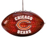 4" NFL Chicago Bears LED Light-Up Football Christmas Ornament