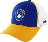 Milwaukee Brewers New Era 39THIRTY Stretch Trucker Cap, Medium/Large