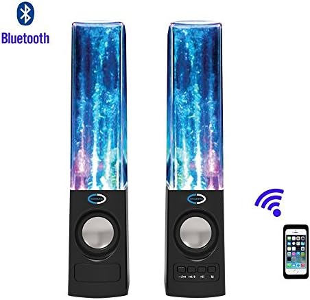 COISOUND Wireless bluetooth Music Fountain Dancing Water Speakers/Apple Speaker (Black)