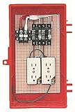 未来工業 屋外電力用仮設ボックス 漏電しゃ断器・分岐ブレーカ・コンセント内蔵 ELB組込品 RB-3A