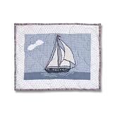 Patch Magic 16-Inch by 12-Inch Nautical Crib Toss Pillow Case