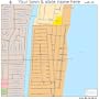 Street & Road Map of Lauderdale-by-the-Sea, Florida FL - Printed poster size wall atlas of your home