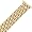 www.messingrohre.com - Marburger Top Line - massives Uhrband aus Messing - plaqu� vergoldet - 20 mm