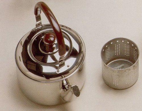2 QT Concord Oriental Style Cha Stainless Steel Tea Kettle Teakettle w/Strainer