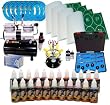 PRO 6 AIRBRUSH TATTOO KIT 24 Includes: COMPRESSOR, HOSE, AIRBRUSH, INK, AND STENCILS