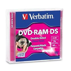 Verbatim 2.8 GB 2x Double-Sided Mini DVD-RAM Bundle (3 Discs)
