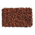 Leather Shaggy Rug Collection - Brown