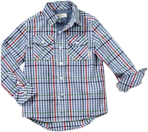 TOM TAILOR Jungen Hemd 20168990082/check shirt docks, Gr. 128/134, Wei&szlig; (2000) Preisvergleich