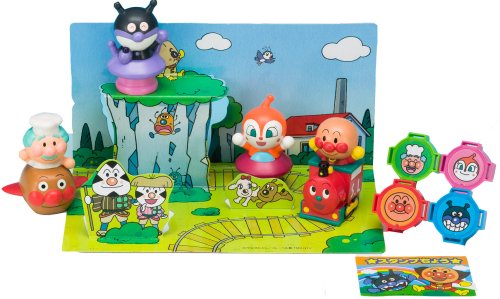 アンパンマン ポンポンスタンプのりものセット