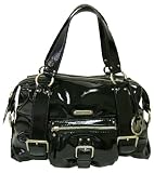 Michael Kors Black Patent Austin Large Satchel