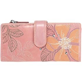Fossil Wallet - Lily Checkbook (Color: Pink)