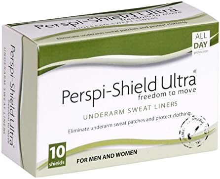 Perspi-Shield Ultra Underarm Arm Disposable Sweat Protection Liners Pack of 10 For Men and Women