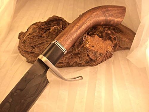 Hand Forged Damascus Bowie/Fighter Knife