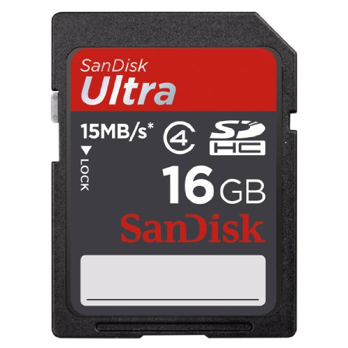 SanDisk  Secure Digital SD SDHC Ultra 16GB Speicherkarte 