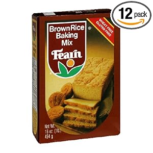 Fearn Brown Rice Baking Mix, 16-Ounce Bags (Pack of 12) by Fearn