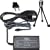 HQRP Replacement AC Power Adapter for Sony HandyCam DCR-DVD7, DCR-DVD92 Camcorder - (incl. USA Plug & Euro Adapter) plus HQRP Black Mini Tripod