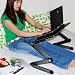 Office Products : Portable Laptop Table Laptop Laidback Adjustable Laptop Stand Book Stand Tv Tray A4