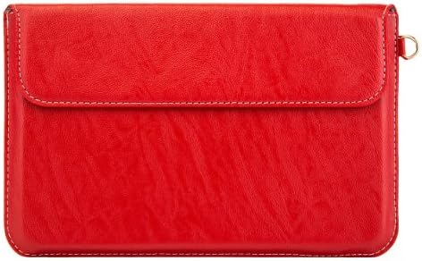 Faux Leather Sleeve Cover w/ Kickstand for Tagital A23 / A13 / A13 Q88 7 inch Tablets (Red)
