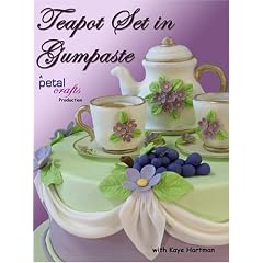 Teapot Set in Gumpaste