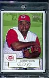 2001 Topps Heritage # 96 Dmitri Young Cincinnati Reds Baseball Card - Mint Condition - Shipped In Protective ScrewDown Case!