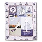 Nautical, Quilt Crib 36X 46