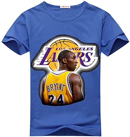 LBJY Fashion Kids Kobe Bryant classic Cotton T-Shirt X-Large/11y-12y Navy blue