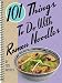 Books : 101 Things to Do with Ramen Noodles (Large Print 16pt)