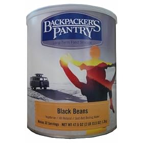 Backpacker's Pantry Instant Black Beans, 47.5-Ounce by Backpackers Pantry