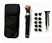 Fiber Optic Mini Otoscope Set - Medical Diagnostic Examination Set - Pocket Size - (BLACK)