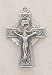 Men's Large Sterling Silver Celtic Crucifix Irish Necklace Christian Faith Fashion Catholic Jewelry Pendant