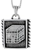 Sterling Silver Mecca Kaabe Building, 13/16 in. (20mm) tall