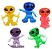 20 Small Mini Alien Figures - Neon Colors